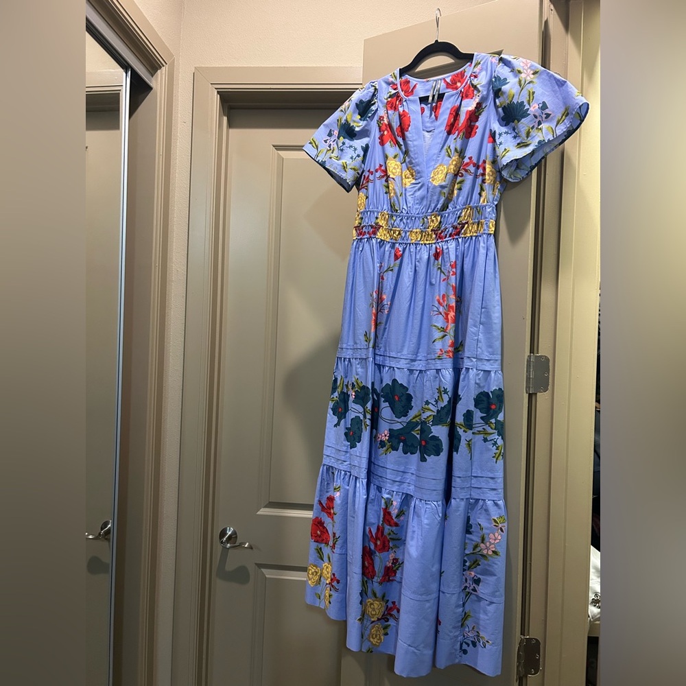 Floral Embroidered Maxi Dress